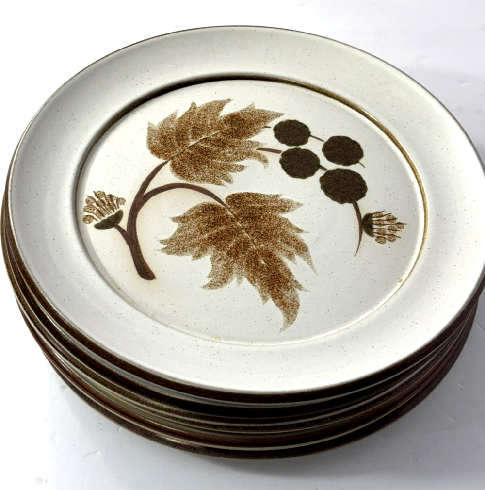 Set of 6 Denby Cotswold Stoneware Bread Plates England 7.75"